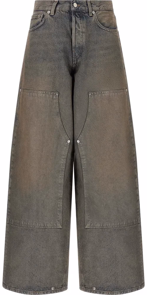 Blue Cotton Relaxed Fit Jeans