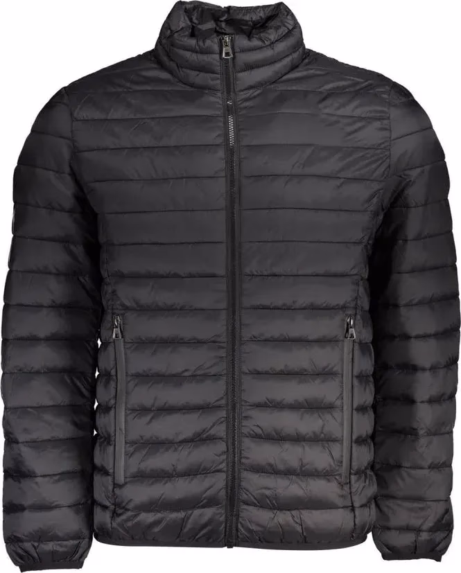 Black Polyamide Men's Jacket