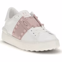 White Calf Leather Bos Taurus Low Top Sneakers 2