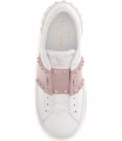White Calf Leather Bos Taurus Low Top Sneakers 4