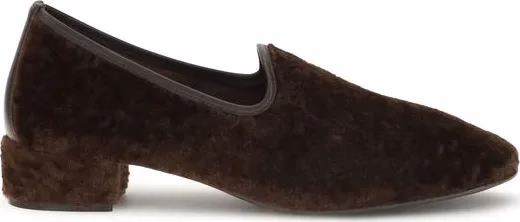 Brown Calf Leather Bos Taurus Slip-On Loafers