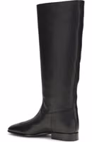 Black Calf Leather Bos Taurus Ankle Boots 3