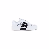 White Calf Leather Bos Taurus Athletic Sneakers 1