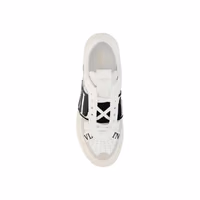 White Calf Leather Bos Taurus Athletic Sneakers 4