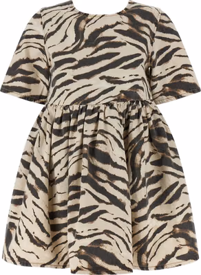 Multicolor Organic Cotton Short Dress