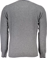 Gray Fabric Men's Sweater 2