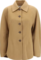 Beige Wool Oves Aries Full-Length Jacket 1