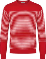 Red Cotton Men Sweater 1