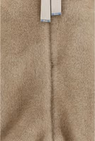 Beige Polyester Full-Length Jacket 3