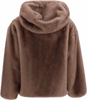 Brown Polyester Full-Length Jacket 2