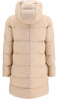 Beige Polyester Full-Length Jacket 2