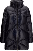 Black Polyamide Full-Length Jacket 1