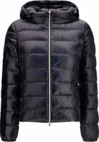 Black Polyamide Full-Length Jacket 1