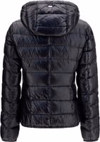 Black Polyamide Full-Length Jacket 2