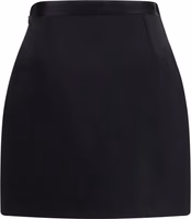 Black Wool Oves Aries Mini Skirt 2