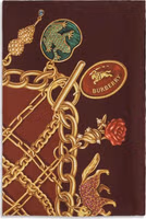 Bordeaux Silk Scarf 1