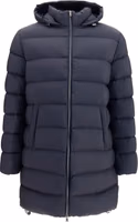 Black Polyamide Full-Length Jacket 1