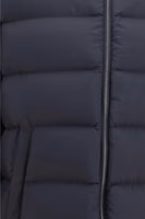Black Polyamide Full-Length Jacket 3