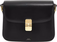 Black Cowhide Crossbody Bag 1