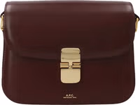 Bordeaux Cowhide Crossbody Bag 1