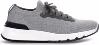 Gray Cotton Athletic Sneakers 1