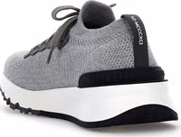 Gray Cotton Athletic Sneakers 3