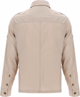 Beige Cotton Full-Length Jacket 2