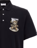 Black Cotton Polo Shirt 3