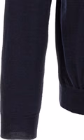 Blue Virgin Wool Polo Shirt 4