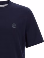 Blue Cotton T-Shirt 3