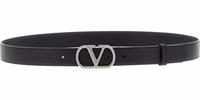 Black Calfskin Regular Belt 1