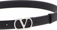 Black Calfskin Regular Belt 3