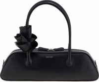 Black Calfskin Shoulder Bag 1