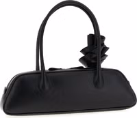 Black Calfskin Shoulder Bag 2
