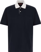 Blue Cotton Polo Shirt 1