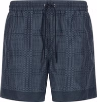 Blue Polyester Swim Shorts 1