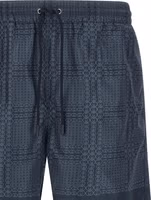 Blue Polyester Swim Shorts 3