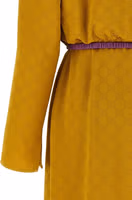 Bicolor Viscose Midi Dress 4