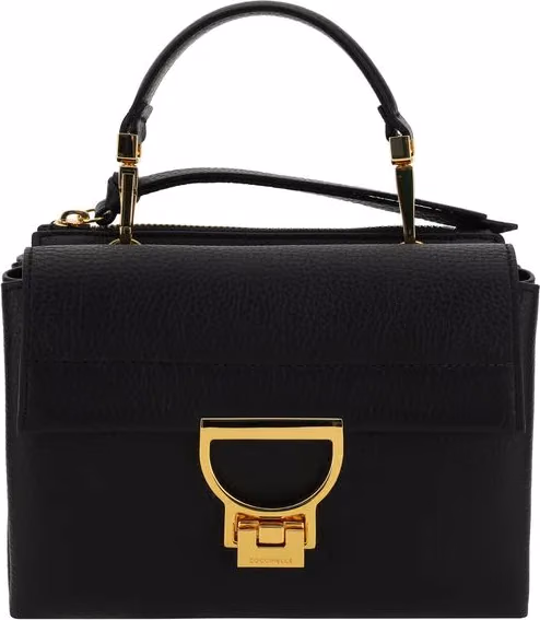 Black Calf Leather Bos Taurus Shoulder Bag