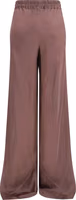 Brown Silk Casual Pants 2