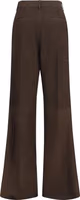 Brown Calf Leather Bos Taurus Casual Pants 2
