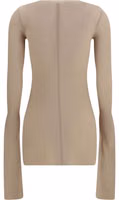 Beige Viscose Shirt 2