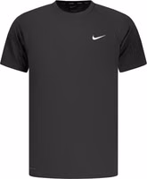 Black Polyester Men's T-Shirt 1