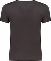 Black Cotton Womens T-Shirt 2