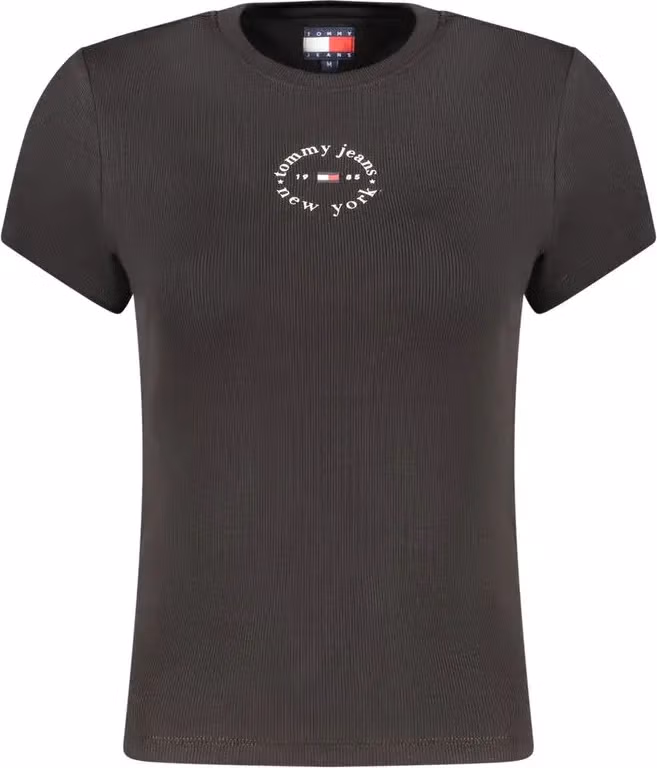 Black Cotton Women's T-Shirt