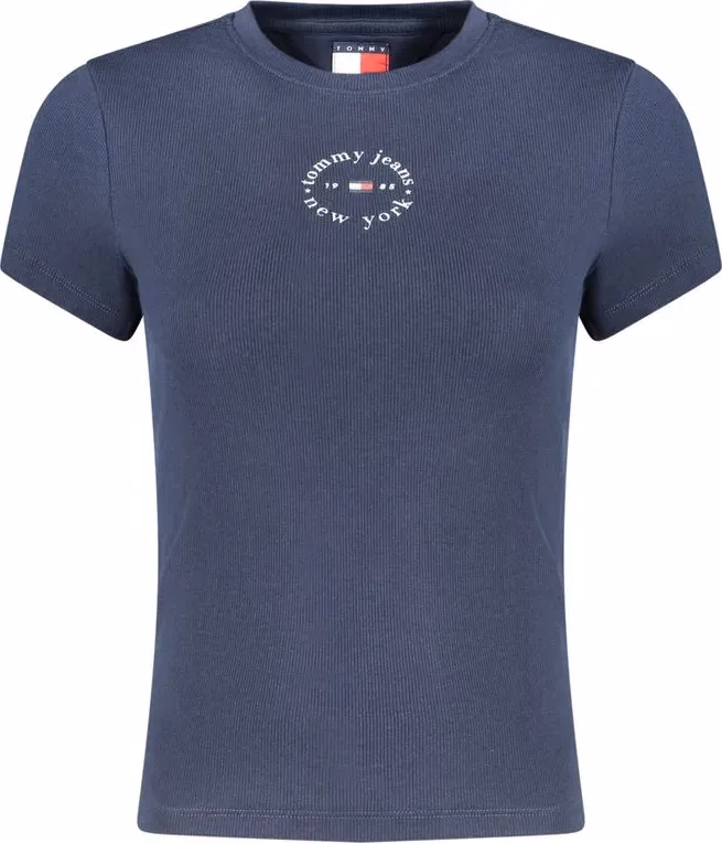Blue Cotton Women's T-Shirt