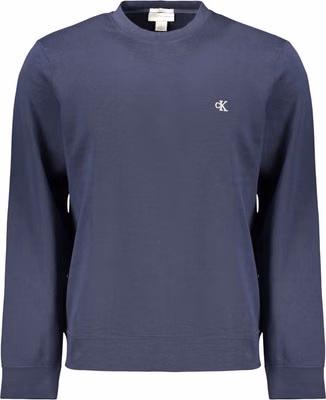 Blue Cotton Men's Sweatshirt
