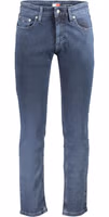 Blue Cotton Men's Jeans 1