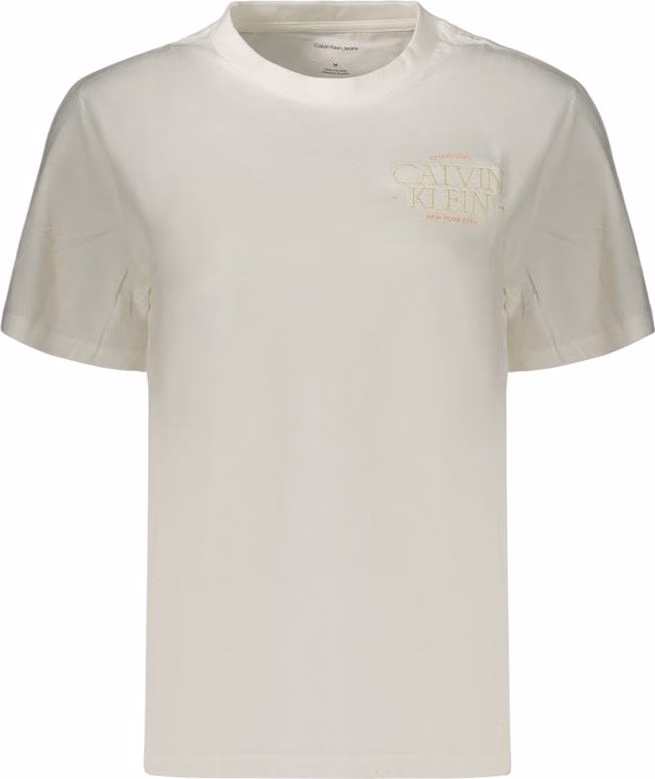 White Cotton Women's T-Shirt