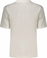 White Cotton Women's T-Shirt 2